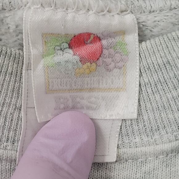 Vintage Skinner-Magnet Center Sweatshirt Womens L 23x23 Crop - Picture 6 of 13